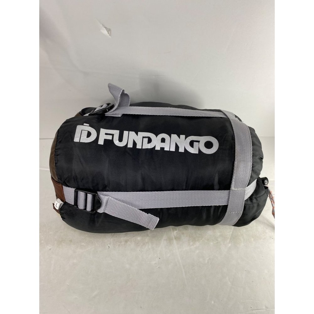 FUNDANGO Lightweight Compact Sleeping Bag for Adults, Boys,Kids, Men, Black Ultr - Picture 7 of 8